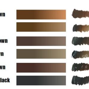 Brow pigments  - No blue range (6ml Samples)