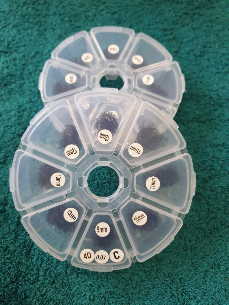 Mixed Wheel 4D C Curl Volume fans  (1200 fans)