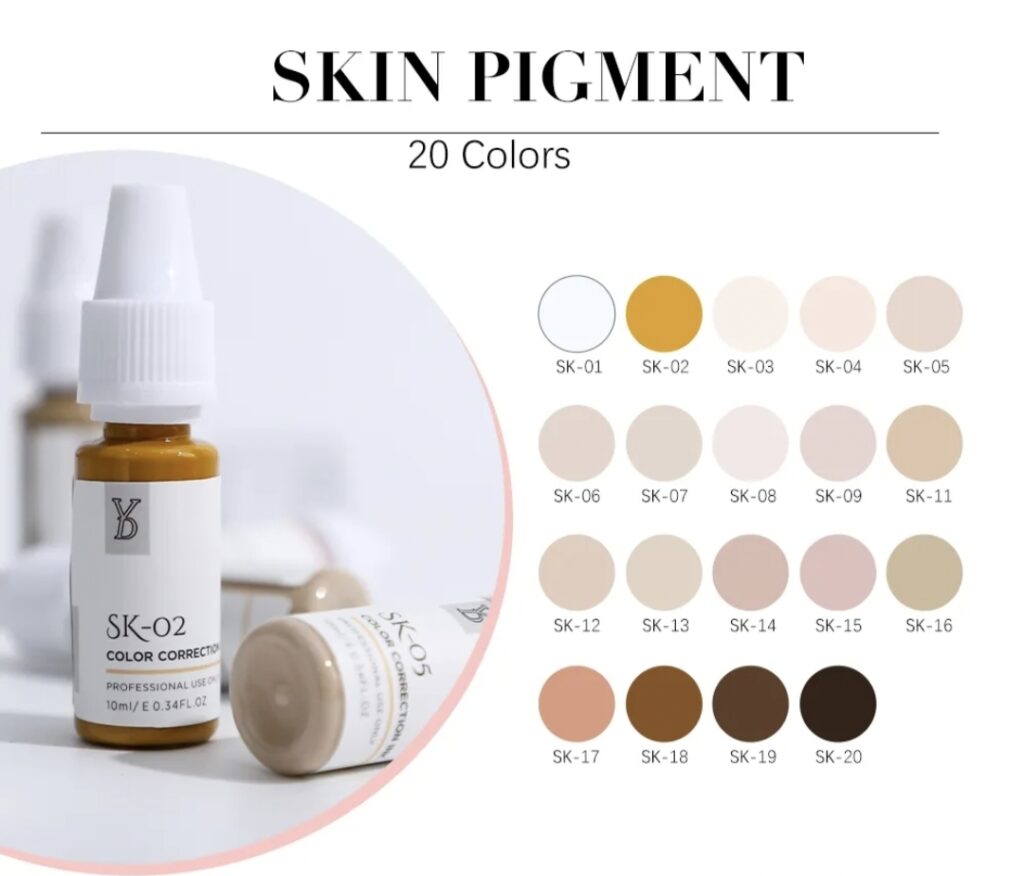 Skin Camouflage Pigments (6ml Samples)