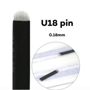 18 U black casing microblading blade 0.18mm
