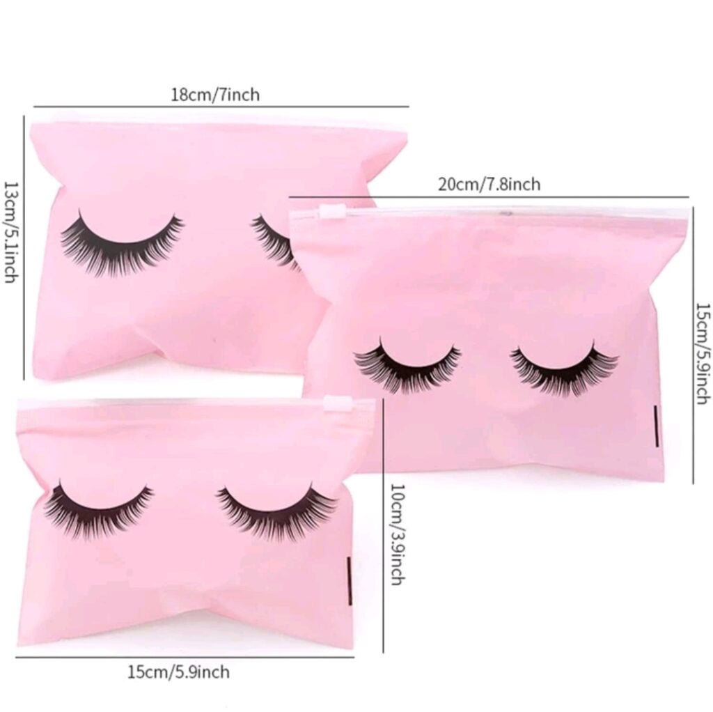 Eyelash Pattern Make-up Bag